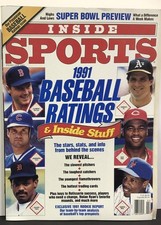 Inside Sports February 1991 Baseball Ratings