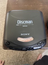 Sony D-140 Discman Portable Compact Disc CD Player Vintage black New Condition