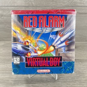 Vintage Nintendo Virtual Boy Red Alarm Complete With Box Manual & Protector.