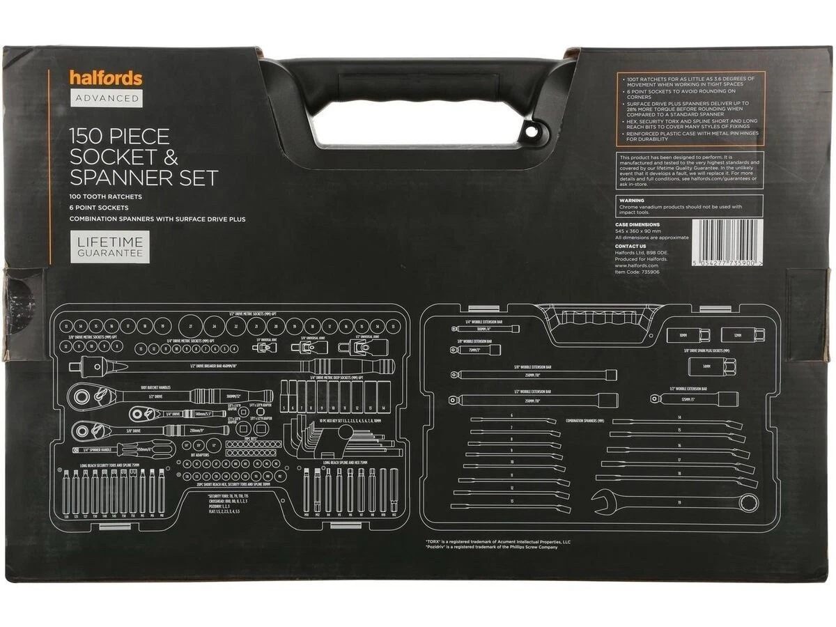Halfords Advanced 40 Piece 1/4" Socket Set In Oyarifa - Hand Tools, Two Real Enterprises | Jiji - Foto 8
