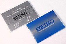 Seiko 2R05 4R15 4R34 4R35 5M82 5M85 6R35 7D46 7T92 V110 V131 V172 Booklets