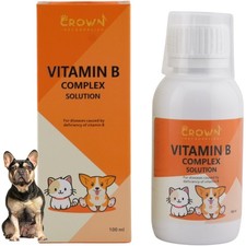 Vitamin B Complex Solution For Dogs  Cats Supplement For Digestive Disorders