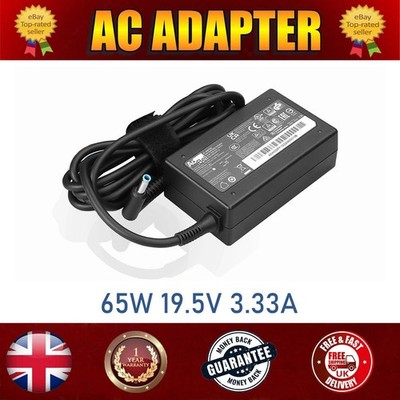 FÜR HP 15-AC008UR - N2K29EA#ACB 65W 3,33A AC ADAPTER 4,5 x 3,0MM BLAUE SPITZE