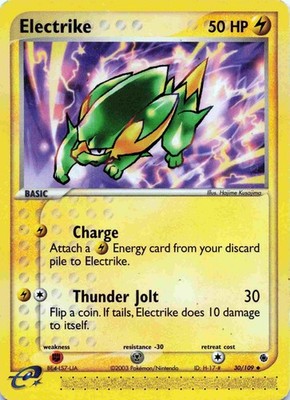 Electrike Ruby and Sapphire #30/109 Pokemon