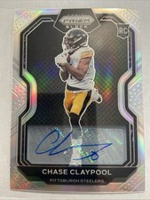 2020 Chronicles CHASE CLAYPOOL Prizm Black Silver RC #PB13 Autograph Rookie Card