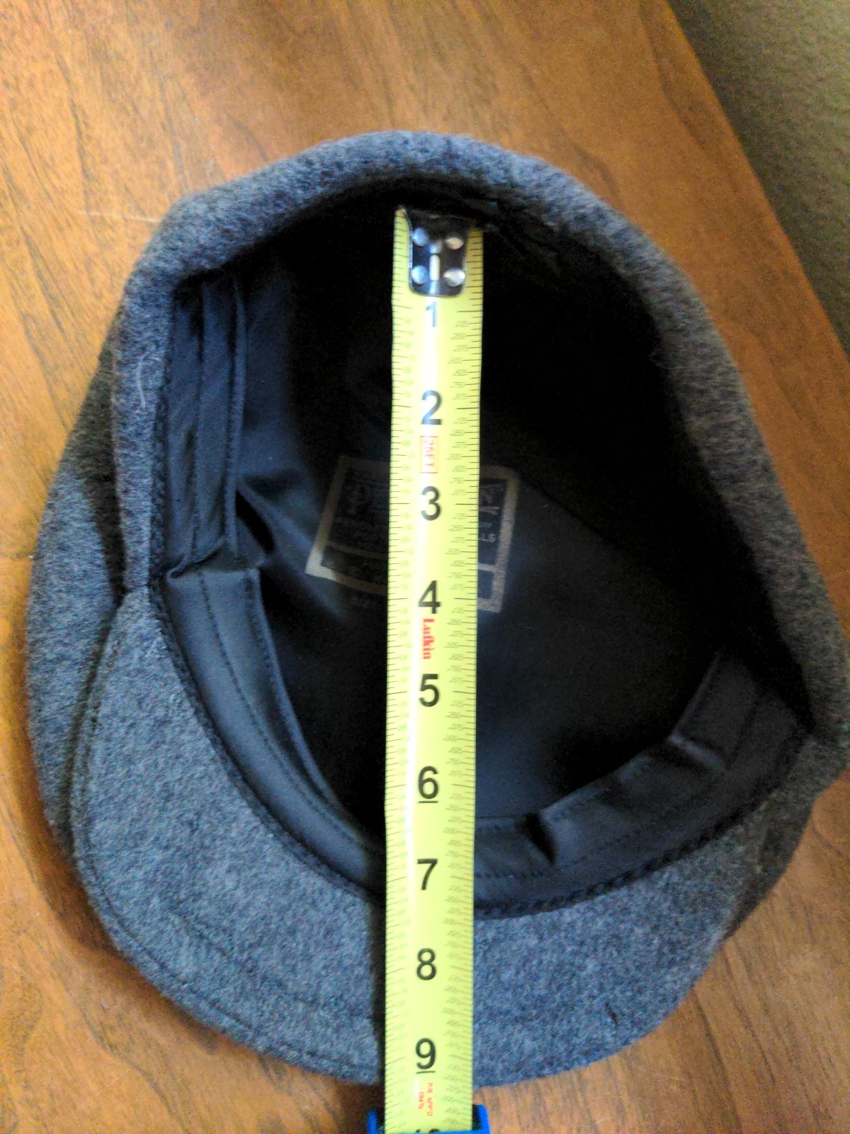 Vintage Pendleton Wool Flat Cap Paperboy Hat Gray… - image 12