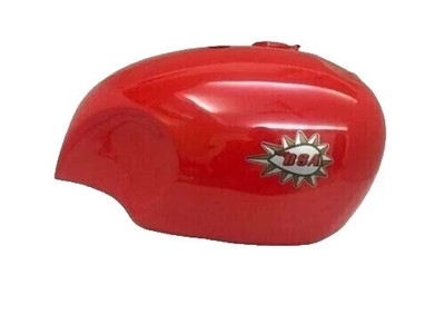 BSA A65 Spitfire 4 Gallon Red Painted Aluminum Gas Fuel Petrol Tank | Fit For