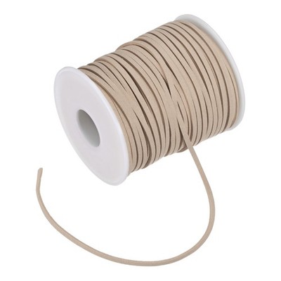 Wildlederband 2,6 mm x 50 Yds für DIY Schmuck/Halsketten [Braun]