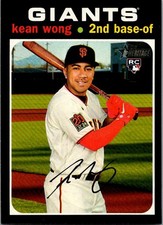 2020 Topps Heritage #541 Kean Wong