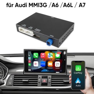 Drahtloser Apple CarPlay Decoder für Audi A6 A7 2012-2015 Android Auto Interface