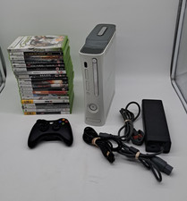 Xbox 360 60GB Console With Controller & 20 Games - Tested & Working