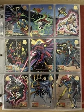 Marvel Cards 1994 Fleer Marvel Universe “Fatal Attractions” Splash Page