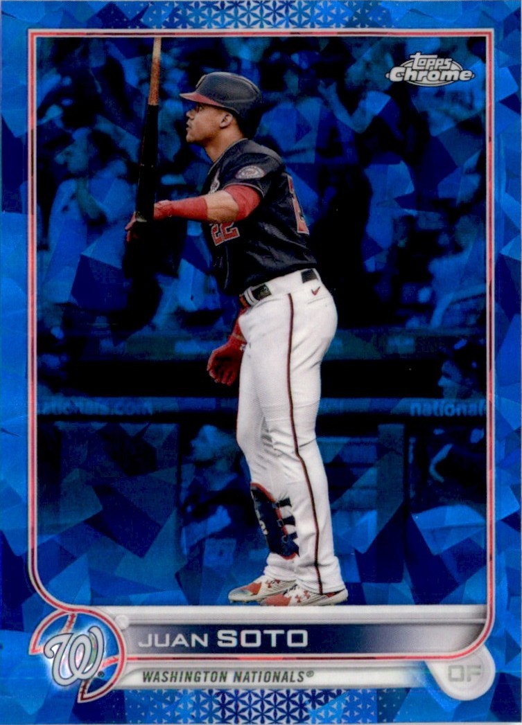 Juan Soto 2022 Topps Chrome Sapphire Edition #150 Washington Nationals