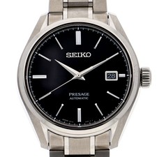 SEIKO SARX057 0D0059 Presage WATCH black TI AT