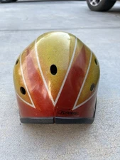 extremely rare vintage flyaway skateboard helmet rasta dogtown california sma