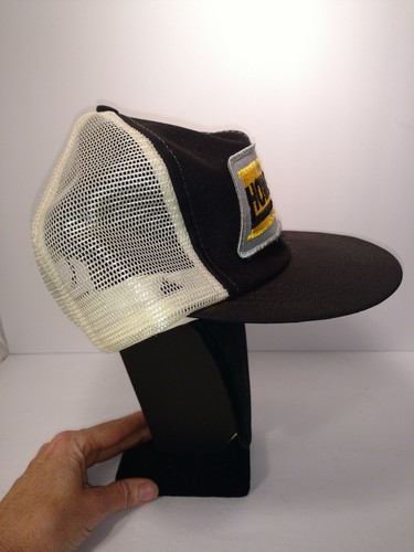 Made in USA Howell bull Dozer patch trucker hat black and white - Picture 4 of 5