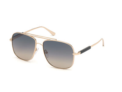 TOM FORD Sunglasses FT0669 JUDE 28B rose gold smoke Man | eBay