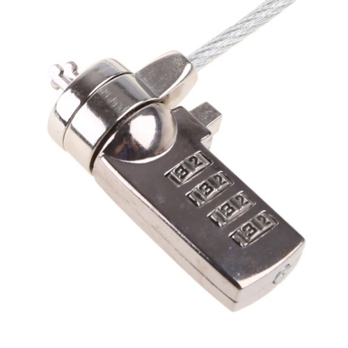 Laptop 4 Digit Combination Security Lock Password Lock Chain for Notebook PC - Afbeelding 3 van 8