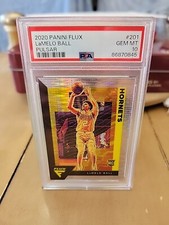 LaMelo Ball 2020-21 Panini Flux PULSAR Prizm Rookie Basketball Card #201 PSA 10