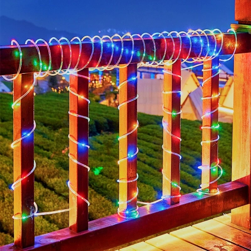 Super Bright LED Solar String Fairy Lights Outdoor Garden DIY Decor Dusk To Dawn - Image 4 of 4