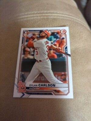 #ad #ad 2021 Bowman Baseball #35 Dylan Carlson St. Louis Cardinals RC $0.99