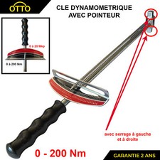 Manual Torque Wrench With Pointer - Torque 0 to 200 NM