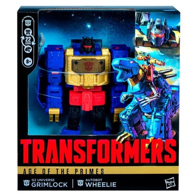 Transformers Actionfigur G2 Universe Grimlock und Autobot Wheelie 19 cm Hasbro