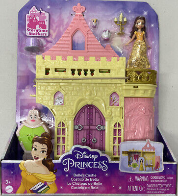  Mattel Disney Princess Toys, Belle Stackable Castle