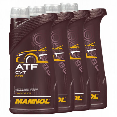 Getriebeöl Getriebe Öl MANNOL ATF CVT 4 X 1 Liter für Audi Hyundai KIA Toyota