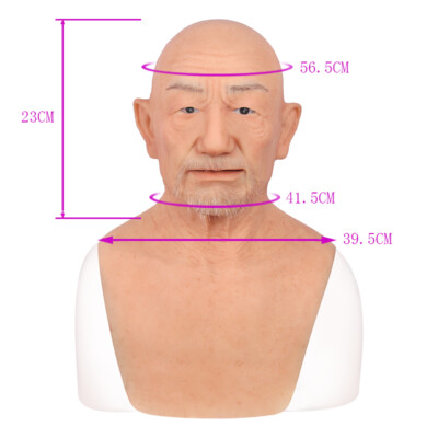 Realistic Silicone Male Mask Full Mask Disguise For Crossdresser Cosplay