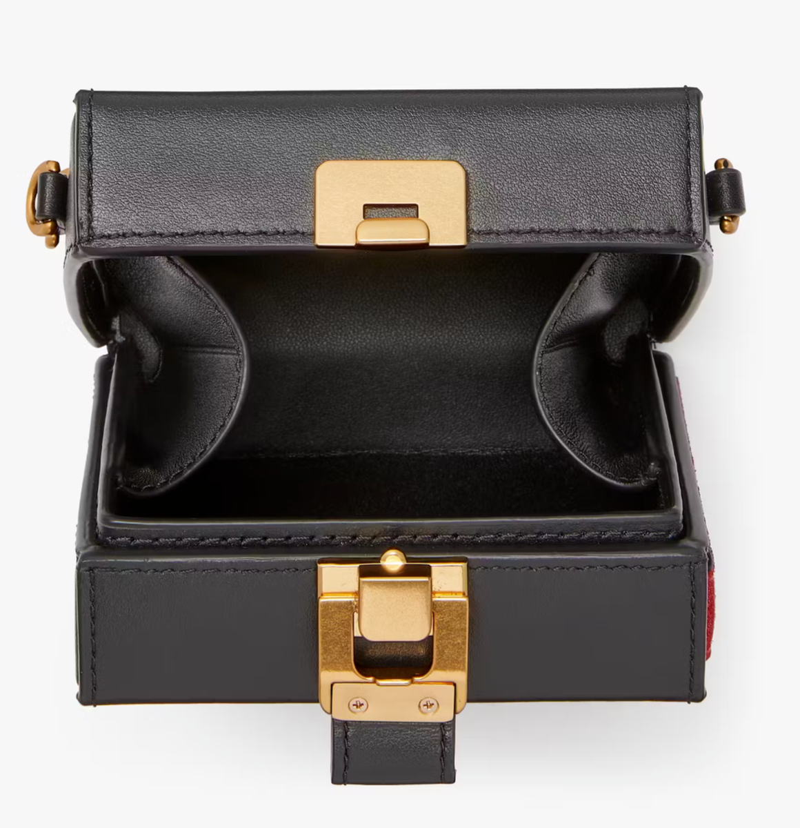 【美品】Kate Spade jazz bar パーフェクト マッチボックス NWT KATE SPADE Perfect Match Jazz Bar Micro Leather Fire