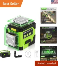 Advanced Self-Leveling Laser Level with Magnetic Bracket - Outdoor & Indoor Use