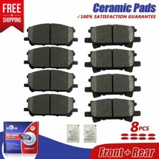 Front & Rear Ceramic Brake Pads Set OEM Quali...