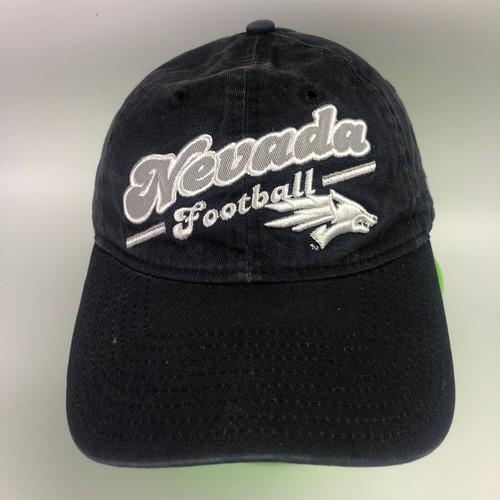Nevada Wolf Pack UNR Fußballmütze Kappe Damen New Era 9Forty blau grau buchstabiert