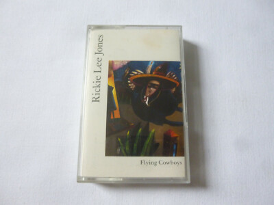 RICKIE LEE JONES ~ FLYING COWBOYS ~ GEFFEN 1989 US RnB/BLUES ROCK CASSETTE TAPE