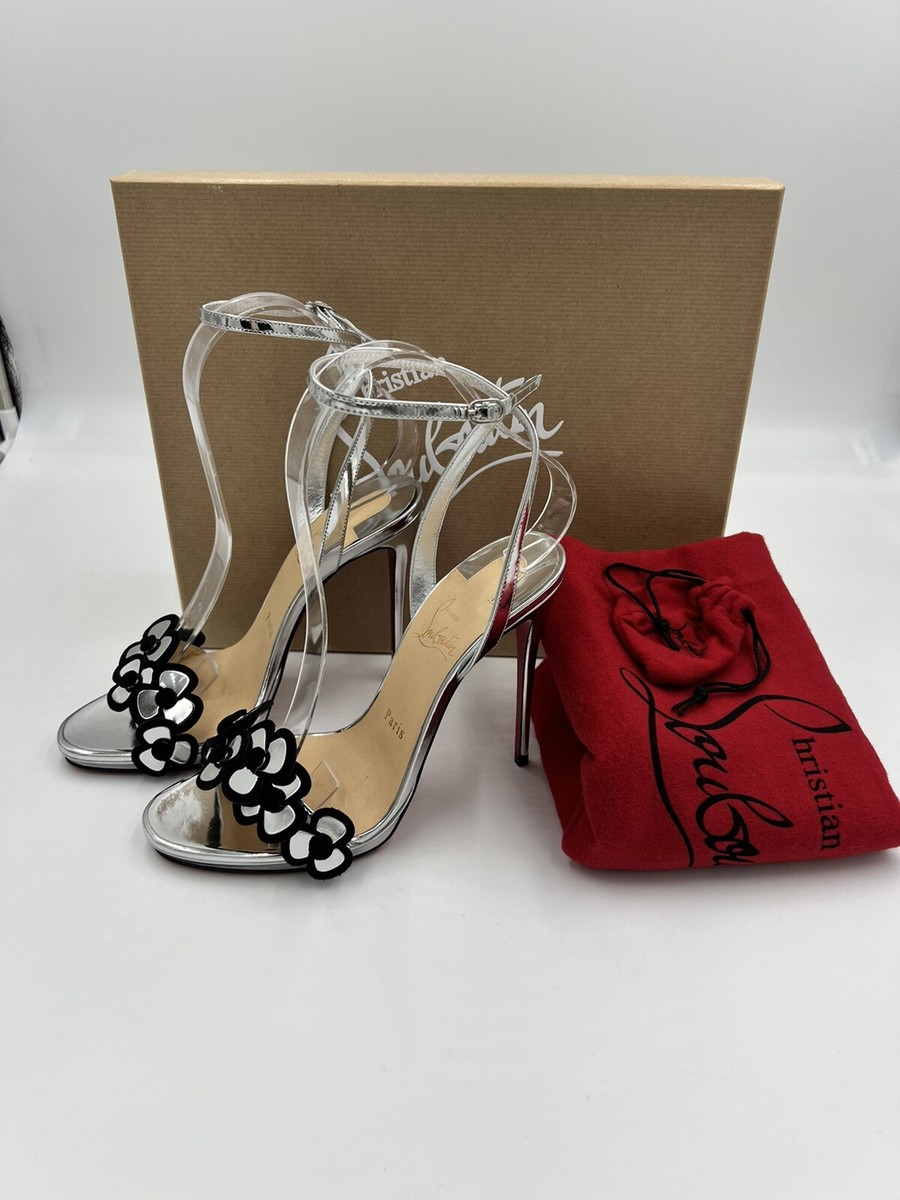 Christian Louboutin Pansy Queen Sandal 120mm Size 37 NIB | eBay