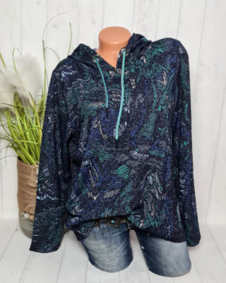 CECIL Damen Kapuzenpullover mit Print Gr. S/M Hoodie Langarm Sweatshirt NEU