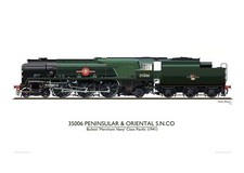 35006 Peninsular & Oriental S.N.CO - Precision Art Print - NEW