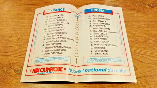 France v Scotland Rugby Union Programmes 1959 - 2015 - Picture 18 of 40