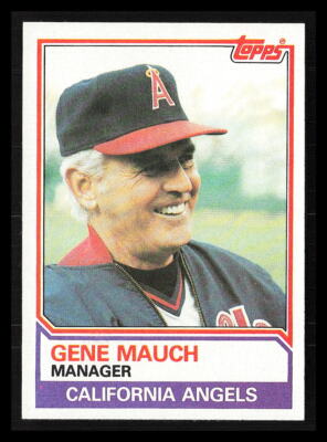 Gene Mauch 1983 Topps #276  California Angels