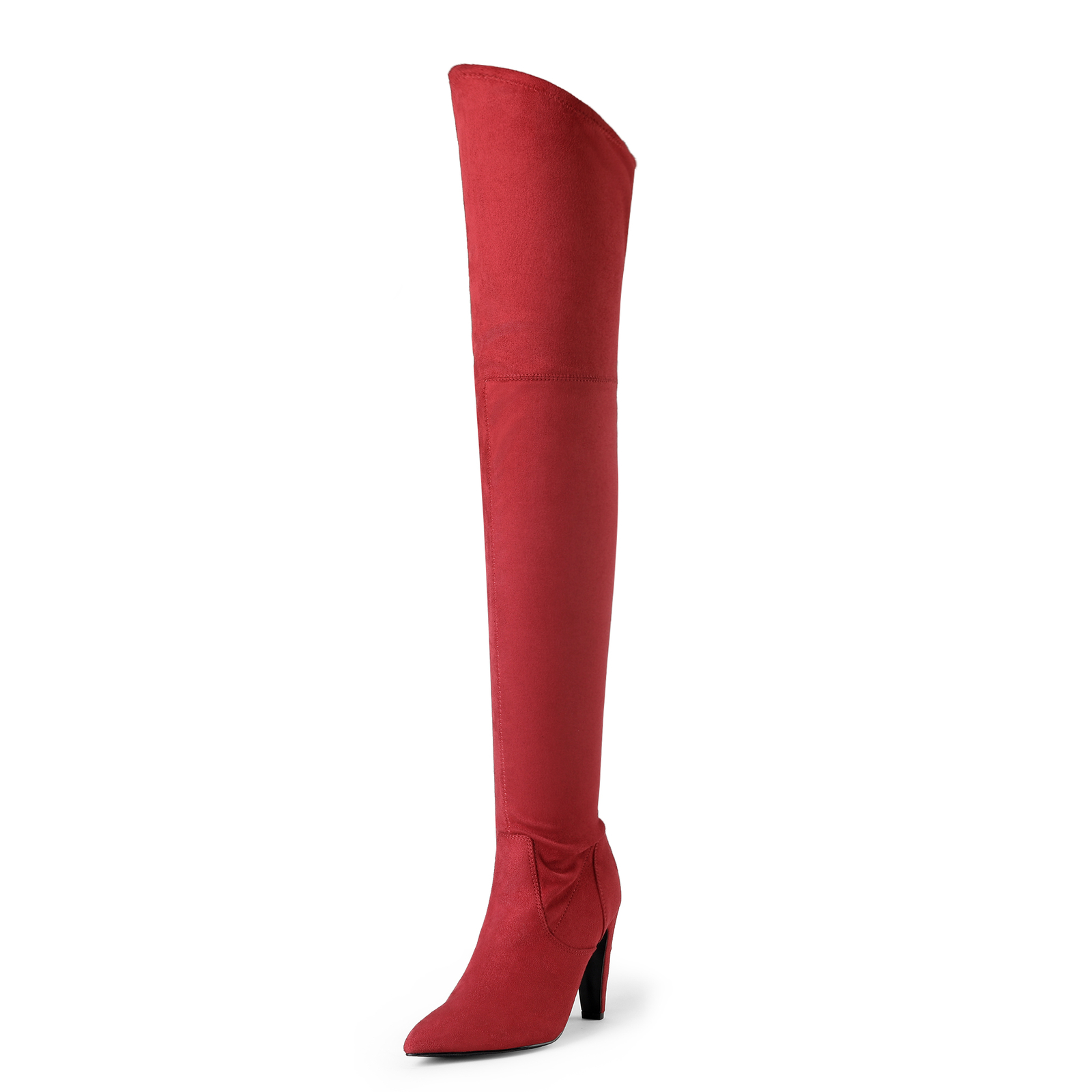 Womens Ladies Thigh High Pointed Toe Sexy Party Over The Knee Boots