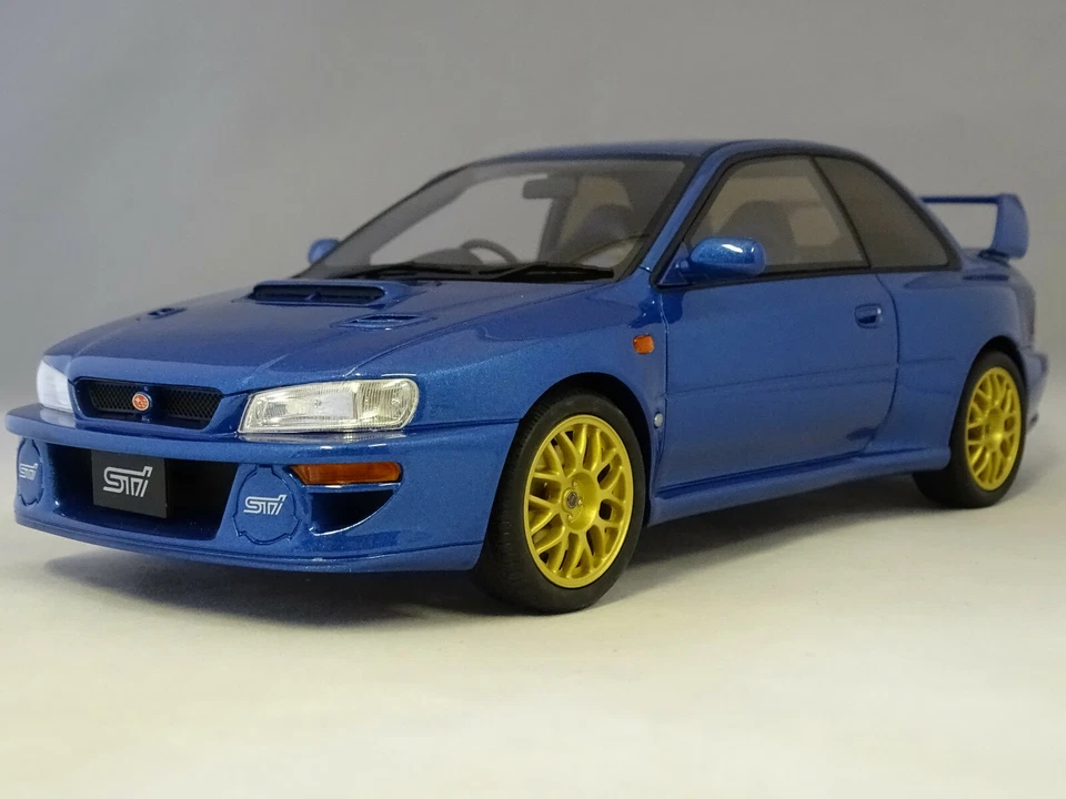 KYOSHO 1/18 SUBARU IMPREZA 22B STi VERSION 1997 BLUE MET KSR18033BL - Image 2 of 4