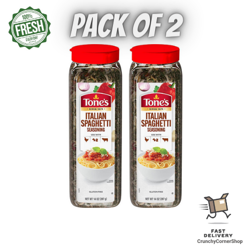 2 Pack Tone's Italian Spaghetti Seasoning Blend (14 oz.) eBay