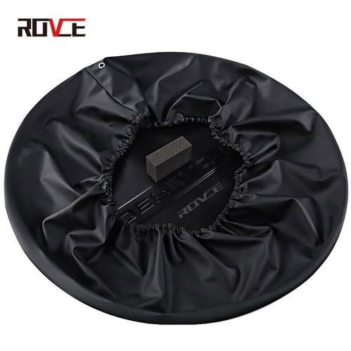 Spare Wheel Tire Cover Fits for Land Rover Defender 2020-2024 Black with Silver - Picture 4 of 6