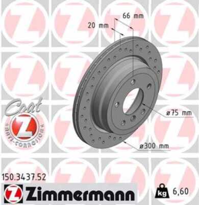LORDCO - ZIMMERMAN 150343752 Disc Brake Rotor