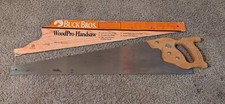Vintage Buck Bros 40106 Made in the USA 26" Wood Pro Handsaw