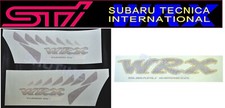 Subaru Gc8 Impreza Wrx Sti Fender Side Trunk White Decal Sticker Set Oem Jdm Subaru Gc8 Impreza Wrx Sti Fender Side Trunk White Decal Sticker Set Oem Jdm