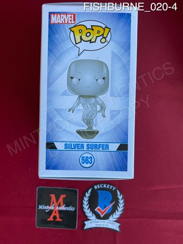 Funko Pop Silver Surfer firmado por Laurence Fishburne #563 Fantastic Four Beckett - Imagen 4 de 7