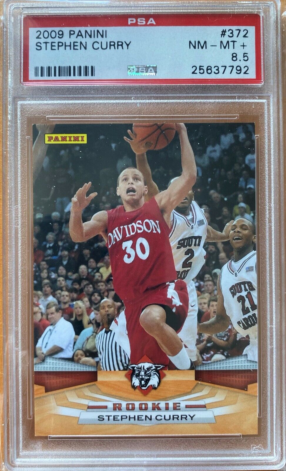 2012/13 Panini Preferred Basketball #190 Stephen Curry Auto #46/50 PSA 8  (NM-MT)