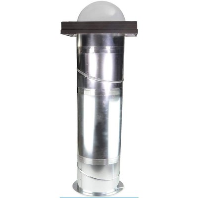 SUN-TEK Tubular Skylight Kit 10'' Leak Proof Dome Impact Resistant W/ Hardware